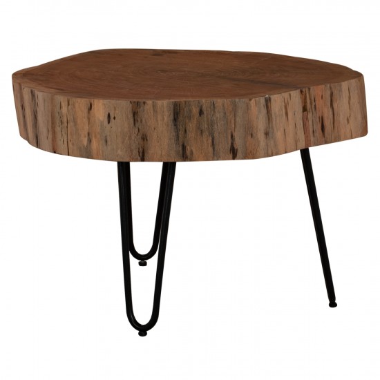 ΤΡΑΠΕΖΙ ΣΑΛΟΝΙΟΥ ΑΠΟ ΜΑΣΙΦ ΚΟΡΜΟ ΑΚΑΚΙΑΣ 60x60x40 εκ.