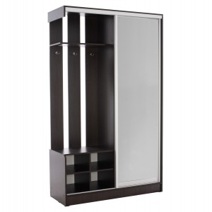 ΕΠΙΠΛΟ ΕΙΣΟΔΟΥ ΣΥΝΘΕΤΟ ΣΥΡΟΜΕΝΗ ΝΤΟΥΛΑΠΑ Κ ΚΑΘΡΕΦΤΗ WENGE 118X45X210Yεκ.