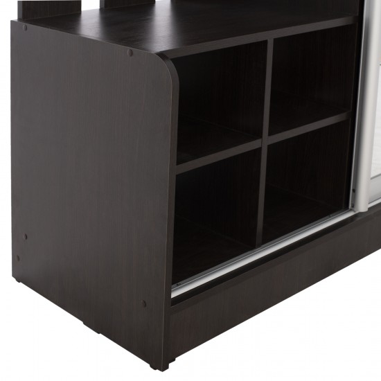 ΕΠΙΠΛΟ ΕΙΣΟΔΟΥ ΣΥΝΘΕΤΟ ΣΥΡΟΜΕΝΗ ΝΤΟΥΛΑΠΑ Κ ΚΑΘΡΕΦΤΗ WENGE 118X45X210Yεκ.