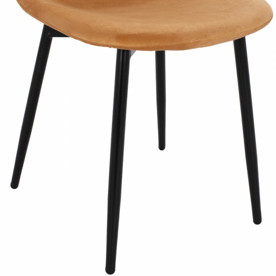 ΚΑΡΕΚΛΑ LEONARDO ΒΕΛΟΥΔΟ ΧΡΥΣΟ ΜΕ ΜΕΤΑΛΛΙΚΑ ΠΟΔΙΑ 45x47x87Υ εκ.