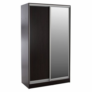 ΝΤΟΥΛΑΠΑ ΜΕΛΑΜΙΝΗΣ 120x60x220Υεκ. ΔΙΦΥΛΛΗ WENGE ΜΕ ΚΑΘΡΕΠΤΗ 