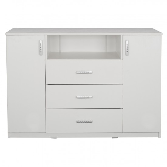 ΜΠΟΥΦΕΣ ΜΕ 2 ΝΤΟΥΛΑΠΙΑ Κ 3 ΣΥΡΤΑΡΙΑ ΛΕΥΚΟΣ 120X45X85Y εκ.