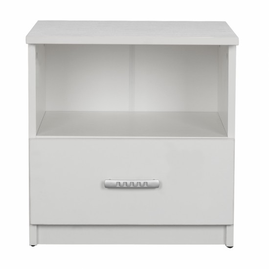 ΚΟΜΟΔΙΝΟ ΜΕΛΑΜΙΝΗΣ ΛΕΥΚΟ 45x40x48 εκ.