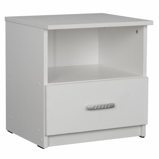 ΚΟΜΟΔΙΝΟ ΜΕΛΑΜΙΝΗΣ ΛΕΥΚΟ 45x40x48 εκ.