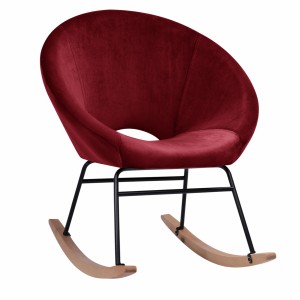 ΠΟΛΥΘΡΟΝΑ ΚΟΥΝΙΣΤΗ PAULINA ΚΟΚΚΙΝΟ ΒΟΥΡΓΟΥΝΔΙΑΣ ΒΕΛΟΥΔΟ 76X86X76Υ εκ.