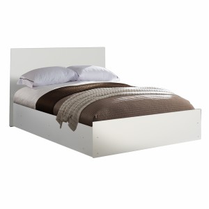 ΚΡΕΒΑΤΙ ΜΕΛΑΜΙΝΗΣ ΔΙΠΛΟ ΓΙΑ ΣΤΡΩΜΑ 160Χ202εκ. ΛΕΥΚΟ 