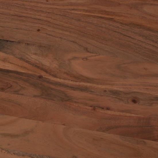 ΔΙΑΚΟΣΜΗΤΙΚΟ ΤΡΑΠΕΖΙ ΣΑΛΟΝΙΟΥ BOWL Φ90X40Yεκ. ΜΑΥΡΟ ΜΕ ΞΥΛΟ ΑΚΑΚΙΑΣ