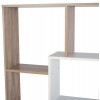 ΒΙΒΛΙΟΘΗΚΗ ARIA 136X22X136 SONOMA-ΛΕΥΚΟ