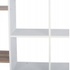 ΒΙΒΛΙΟΘΗΚΗ ARIA 136X22X136 SONOMA-ΛΕΥΚΟ