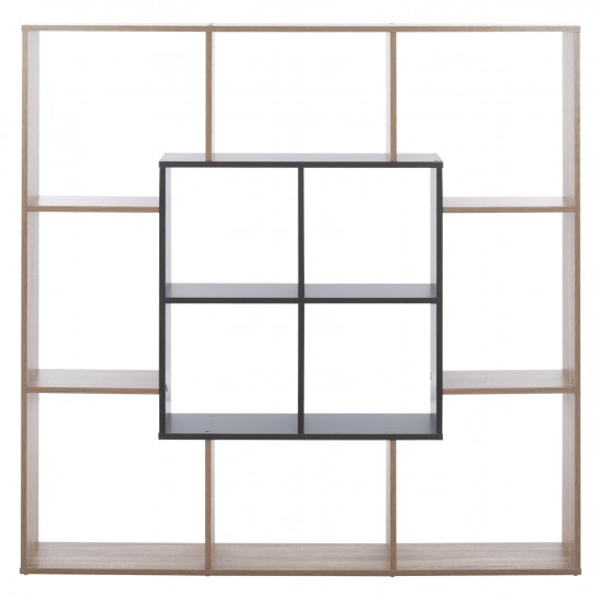 ΒΙΒΛΙΟΘΗΚΗ ARIA 136X22X136 SONOMA-ΓΚΡΙ