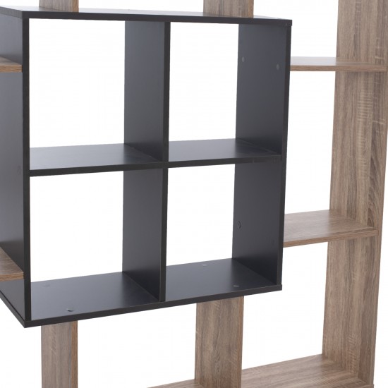 ΒΙΒΛΙΟΘΗΚΗ ARIA 136X22X136 SONOMA-ΓΚΡΙ