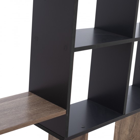 ΒΙΒΛΙΟΘΗΚΗ ARIA 136X22X136 SONOMA-ΓΚΡΙ