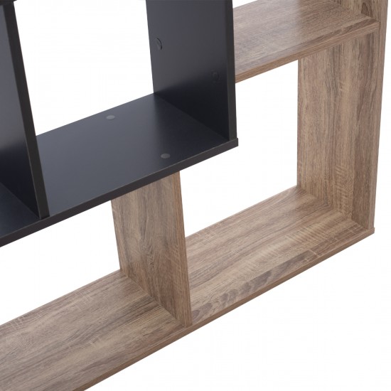 ΒΙΒΛΙΟΘΗΚΗ ARIA 136X22X136 SONOMA-ΓΚΡΙ