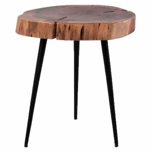 ΤΡΑΠΕΖΙ ΣΑΛΟΝΙΟΥ ΒΟΗΘΗΤΙΚΟ ΑΠΟ ΜΑΣΙΦ ΞΥΛΟ ΑΚΑΚΙΑΣ Φ29-33x47Υεκ. 