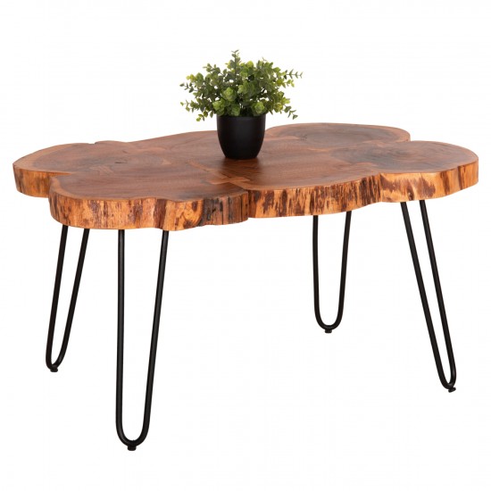 ΤΡΑΠΕΖΙ ΣΑΛΟΝΙΟΥ OSLO ΑΠΟ ΜΑΣΙΦ ΚΟΡΜΟ ΑΚΑΚΙΑΣ 90X60X40