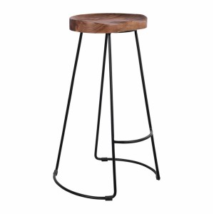 ΣΚΑΜΠΟ BAR RUNDRA ΑΠΟ ΜΑΣΙΦ ΞΥΛΟ ΑΚΑΚΙΑΣ 48x40χ76Υεκ. 