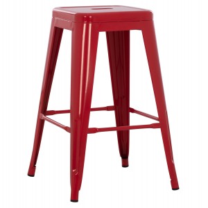 ΣΚΑΜΠΟ ΜΕΣΑΙΟΥ ΥΨΟΥΣ ΜΕΤΑΛΛΙΚΟ MELITA ΣΕ KOKKINO 43x43x67Yεκ.