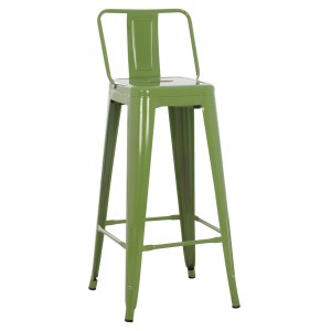 ΣΚΑΜΠΟ BAR ΜΕΤΑΛΛΙΚΟ MELITA ME ΠΛΑΤΗ ΛΑΧΑΝΙ 43Χ43Χ100εκ.