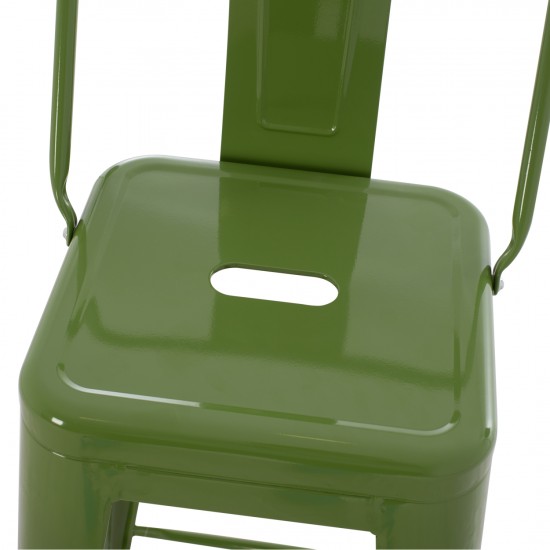 ΣΚΑΜΠΟ BAR ΜΕΤΑΛΛΙΚΟ MELITA ME ΠΛΑΤΗ ΛΑΧΑΝΙ 43Χ43Χ100εκ.