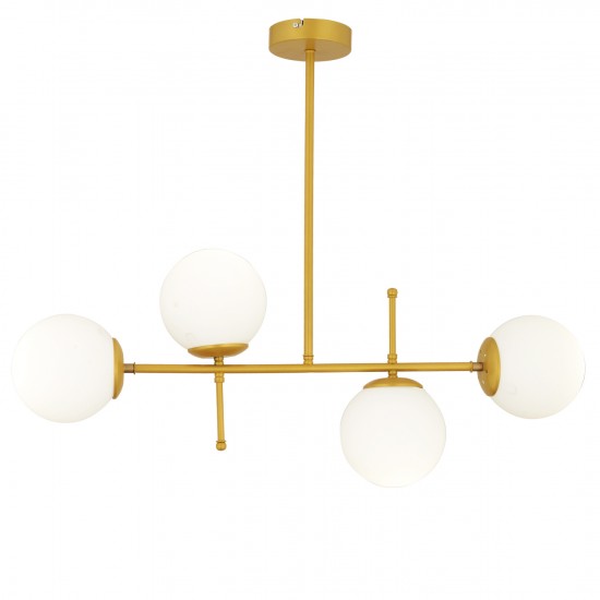 ΦΩΤΙΣΤΙΚΟ ΟΡΟΦΗΣ 4ΦΩΤΟ ΧΡΥΣΟ 85x67cm