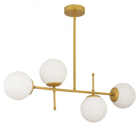 ΦΩΤΙΣΤΙΚΟ ΟΡΟΦΗΣ 4ΦΩΤΟ ΧΡΥΣΟ 85x67cm