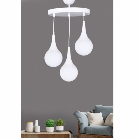 ΦΩΤΙΣΤΙΚΟ ΟΡΟΦΗΣ 3ΦΩΤΟ ΛΕΥΚΟ 30x75 εκ.