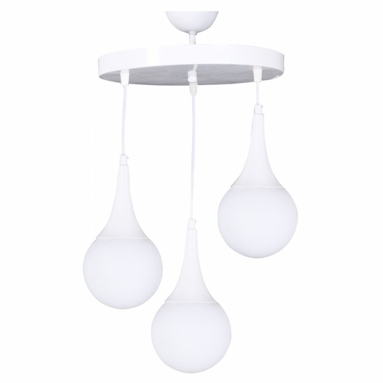 ΦΩΤΙΣΤΙΚΟ ΟΡΟΦΗΣ 3ΦΩΤΟ ΛΕΥΚΟ 30x75 εκ.