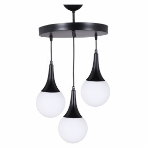 ΦΩΤΙΣΤΙΚΟ ΟΡΟΦΗΣ 3ΦΩΤΟ ΜΑΥΡΟ 30x75 εκ.