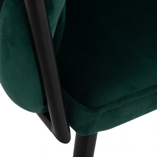 ΠΟΛΥΘΡΟΝΑΚΙ LUANDA ΒΕΛΟΥΔΟ ΚΥΠΑΡΙΣΣΙ ΜΕΤΑΛΛΙΚΑ ΠΟΔΙΑ 60x54x78 εκ.