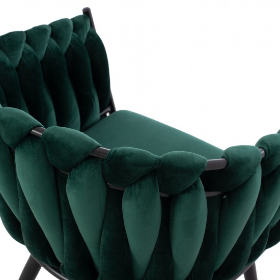 ΠΟΛΥΘΡΟΝΑΚΙ LUANDA ΒΕΛΟΥΔΟ ΚΥΠΑΡΙΣΣΙ ΜΕΤΑΛΛΙΚΑ ΠΟΔΙΑ 60x54x78 εκ.