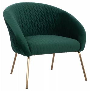 ΠΟΛΥΘΡΟΝΑ JOYCE ΑΠΟ ΒΕΛΟΥΔΟ ΠΡΑΣΙΝΟ ME ΜΕΤΑΛΛΙΚΑ ΠΟΔΙΑ 