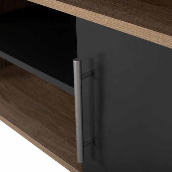 ΕΠΙΠΛΟ ΤΗΛΕΟΡΑΣΗΣ DANNA ΜΕΛΑΜΙΝΗΣ SONAMA-ΓΚΡΙ 120x40x55 εκ.