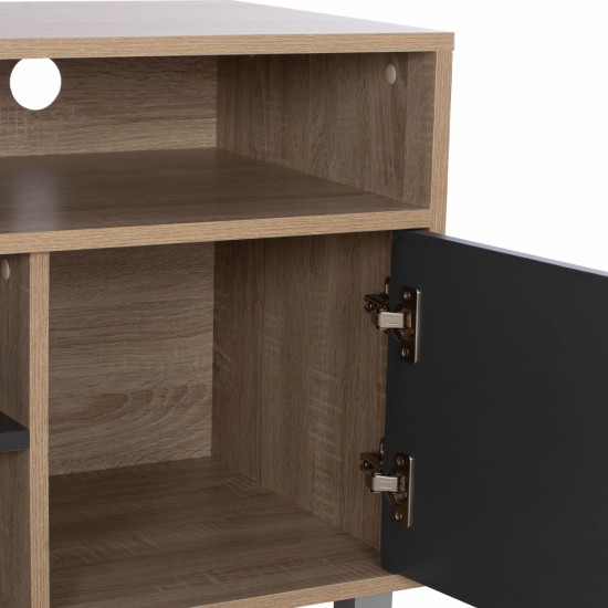 ΕΠΙΠΛΟ ΤΗΛΕΟΡΑΣΗΣ DANNA ΜΕΛΑΜΙΝΗΣ SONAMA-ΓΚΡΙ 120x40x55 εκ.