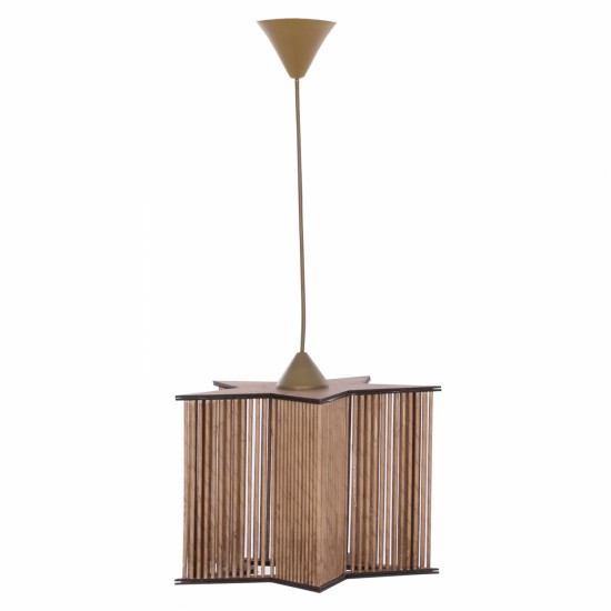 ΦΩΤΙΣΤΙΚΟ ΟΡΟΦΗΣ ΣΕ ΦΥΣΙΚΟ ΧΡΩΜΑ 30x30x71 εκ.