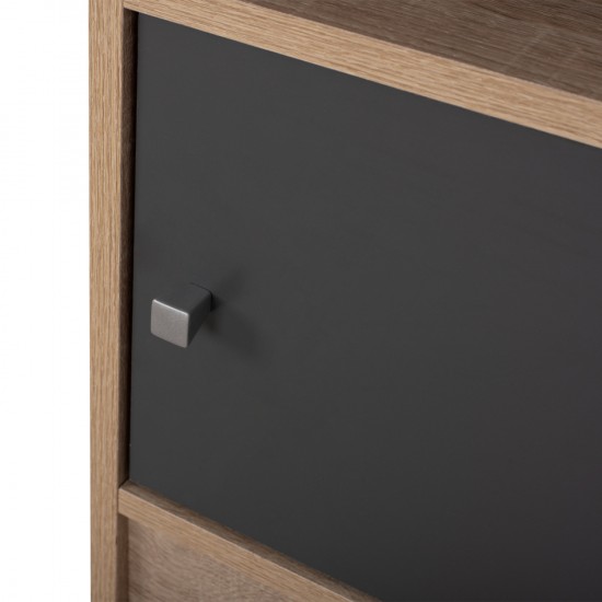 ΚΟΜΟΔΙΝΟ ΜΕΛΑΜΙΝΗΣ MALORY SONAMA-ΓΚΡΙ 40x40x50