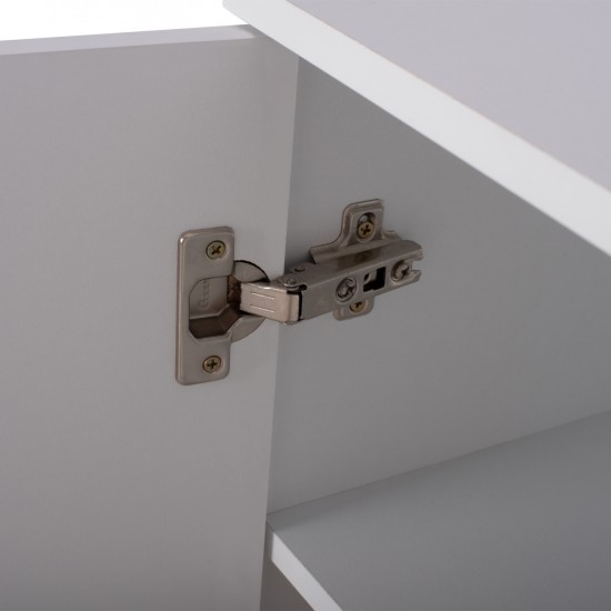 ΠΑΠΟΥΤΣΟΘΗΚΗ ΝΤΟΥΛΑΠΙ EMERIE ΞΥΛΙΝΗ ΛΕΥΚΗ 60x40x80 εκ.