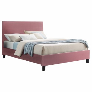 ΚΡΕΒΑΤΙ BECCA ΑΠΟ ΒΕΛΟΥΔΟ ΣΑΠΙΟ ΜΗΛΟ ΓΙΑ ΣΤΡΩΜΑ 150x200 EK.