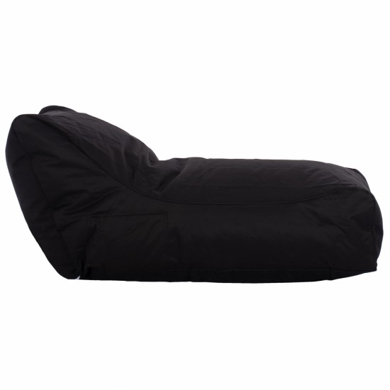 ΠΟΥΦ BLOOM ΑΔΙΑΒΡΟΧΟ ΜΑΥΡΟ ΜΕ UV PROTECTION 106x70x61Υ εκ.