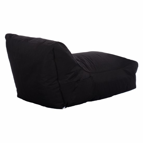 ΠΟΥΦ BLOOM ΑΔΙΑΒΡΟΧΟ ΜΑΥΡΟ ΜΕ UV PROTECTION 106x70x61Υ εκ.