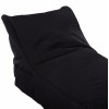 ΠΟΥΦ BLOOM ΑΔΙΑΒΡΟΧΟ ΜΑΥΡΟ ΜΕ UV PROTECTION 106x70x61Υ εκ.