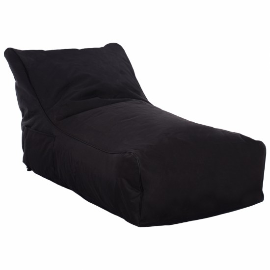 ΠΟΥΦ BLOOM ΑΔΙΑΒΡΟΧΟ ΜΑΥΡΟ ΜΕ UV PROTECTION 106x70x61Υ εκ.