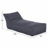 ΠΟΥΦ ALOK ΓΚΡΙ ΜΕ UV PROTECTION 140x70x60Υ εκ.
