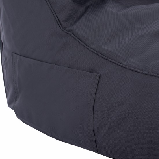 ΠΟΥΦ ALOK ΓΚΡΙ ΜΕ UV PROTECTION 140x70x60Υ εκ.