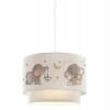 ΠΑΙΔΙΚΟ ΦΩΤΙΣΤΙΚΟ ΟΡΟΦΗΣ ΥΦΑΣΜΑΤΙΝΟ ΛΕΥΚΟ ΜΕ ΣΧΕΔΙΟ ELEPHANT Φ30x70Y εκ.