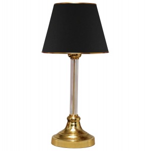 ΦΩΤΙΣΤΙΚΟ ΕΠΙΤΡΑΠΕΖΙΟ ΧΡΥΣΟ - ΜΑΥΡΟ 22x45cm