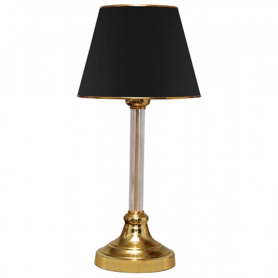 ΦΩΤΙΣΤΙΚΟ ΕΠΙΤΡΑΠΕΖΙΟ ΧΡΥΣΟ - ΜΑΥΡΟ 22x45cm