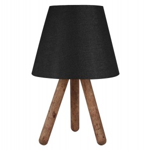 ΦΩΤΙΣΤΙΚΟ ΕΠΙΤΡΑΠΕΖΙΟ ΜΑΥΡΟ-ΚΑΡΥΔΙ Φ22x32cm