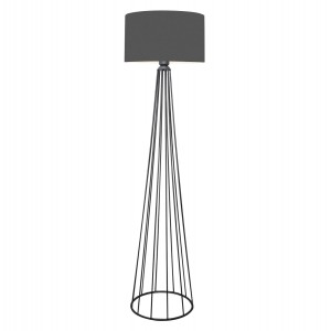 ΦΩΤΙΣΤΙΚΟ ΔΑΠΕΔΟΥ ΜΕΤΑΛΛΙΚΟ ΓΚΡΙ Φ38x155 εκ.