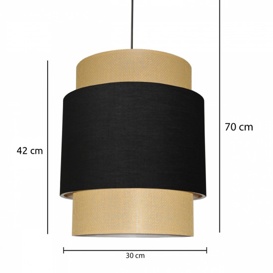 ΦΩΤΙΣΤΙΚΟ ΟΡΟΦΗΣ MΑΥΡΟ ΜΠΕΖ