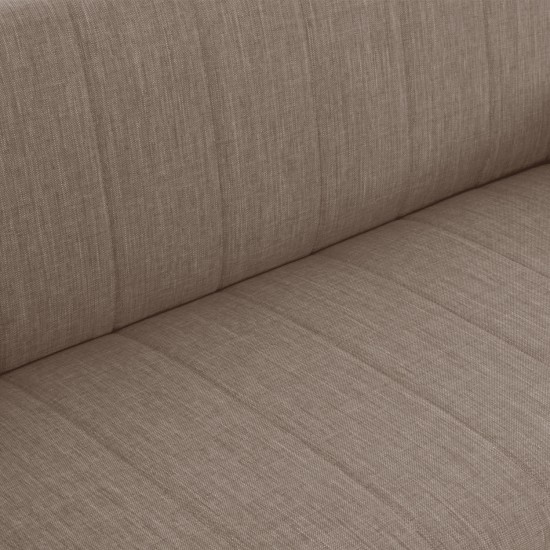 ΚΑΝΑΠΕΣ ΚΡΕΒΑΤΙ ANDRI ΤΡΙΘΕΣΙΟΣ ΜΠΕΖ 180x72x77 εκ.